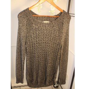 Calvin Klein Metallic Woven Sweater